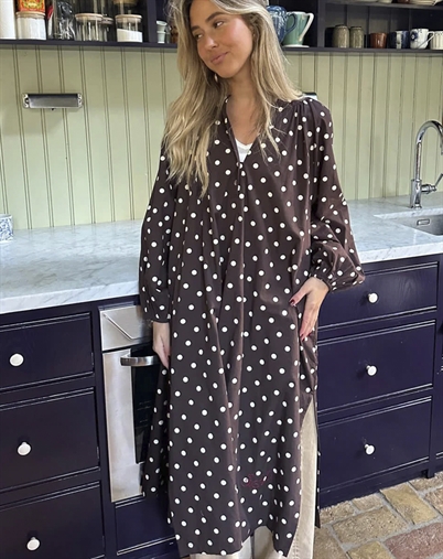 Sissel Edelbo - Lara Kleid - Brown Dot